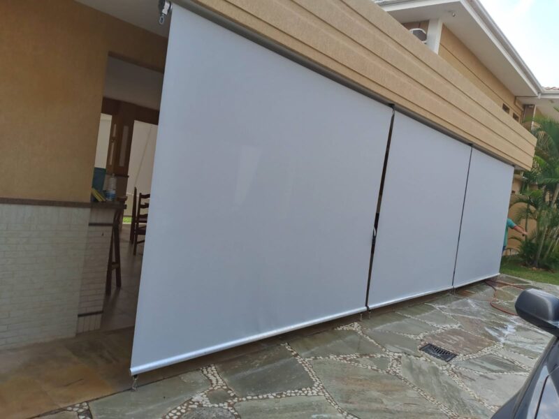 Toldo vertical modelo cortina com tela solar 5% plus - Image 22
