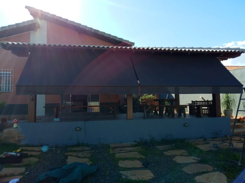Toldo vertical modelo cortina com tela solar 5% plus - Image 30