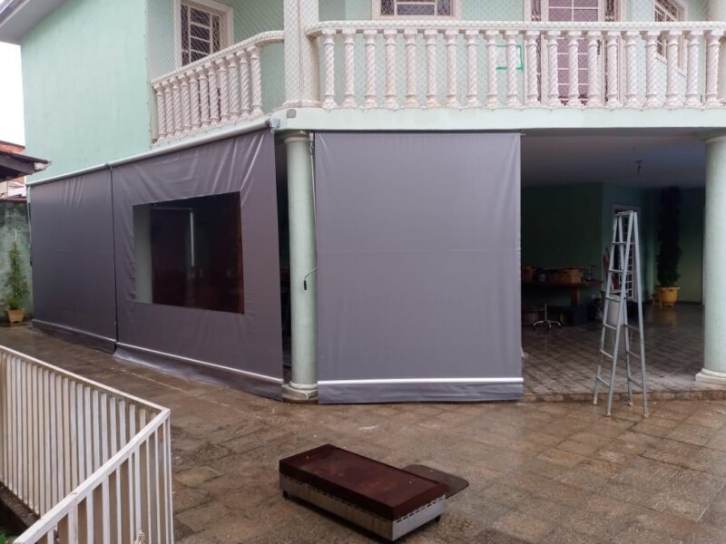 Toldos vertical cortina revestidos em lona PVC - Image 10